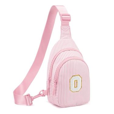 Imagem de Viverte Presentes para meninas de 8, 9, 10, 11, 12 anos, bolsas transversais, pochete para meninas adolescentes, presentes personalizados para mulheres, Rosa claro