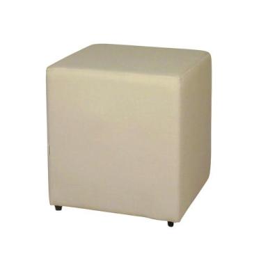 Imagem de Puff Banqueta Cubo material sintético Quadrado Decorativo - Fortesh, B