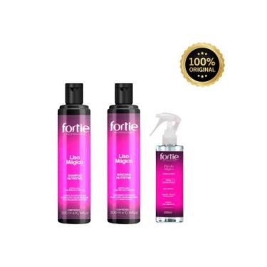 Imagem de Kit fortie home care liso mágico manutenção progressiva - 000486