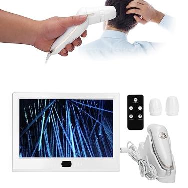 Imagem de Ymiko Analisador De Pele, Detector Couro Cabeludo, Cabeludo 12 Polegadas, Máquina Multifuncional Recarregável Para Análise Folículos Capilares, 110-240 V (Plugue Americano)