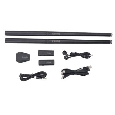 Imagem de Drum de ar kit portátil de tambor de ar elétrico portátil com bateria para adultos para crianças iniciantes bateristas profissionais materiais leves abs 370 mm Tamanho