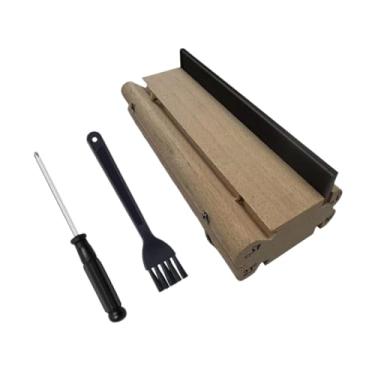 Imagem de KiBcsLic Lima para Chanfrar Trastes de Guitarra, de Madeira, com Empunhadura Confortável, para Coroar Trastes E Modelar E Nivelar Instrumentos Musicais, Tipo a