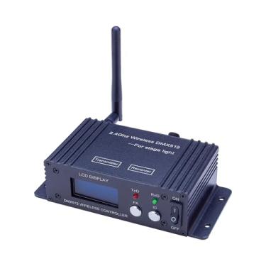Imagem de Controle sem fio JERRY DMX512, tela LCD de 2,4 GHz, transmissor de luz de palco, repetidor ajustável, controlador de intensidade de luz para discoteca DJ Party Light (T/R Disp Staion)