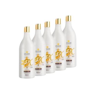 Imagem de Kit 5 Ox Água Oxigenada E Oxidante Estabilizada Profissional - Dyusar 