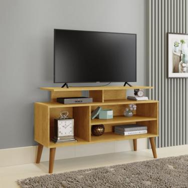 Imagem de Rack Lyon 1.1 Naturalle/Off White – Carmolar Móveis