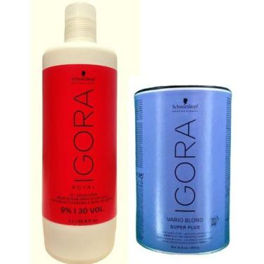 Imagem de Igora Super Plus Vario Blond Pó Desc  + Ox 30vol Schwarzkopf