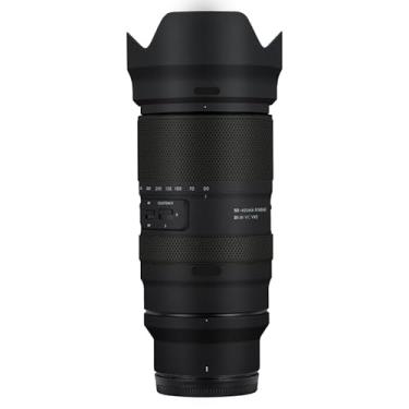 Imagem de Adesivo de lente de câmera antiarranhões para Tamron 50-400 mm F4.5-6.3 adequado para Nikon Mount Coat Wrap película protetora capa 50 400 (preto fosco)