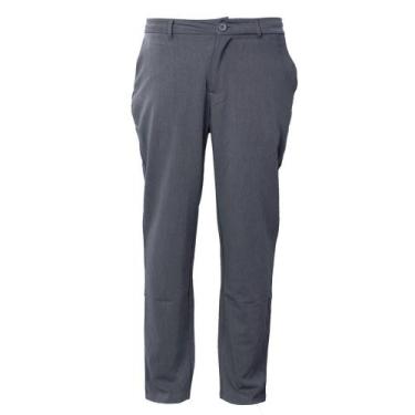 Imagem de Calça Masculina Dixie Alfaiataria Cós Cordão Cinza, Cinza, 44