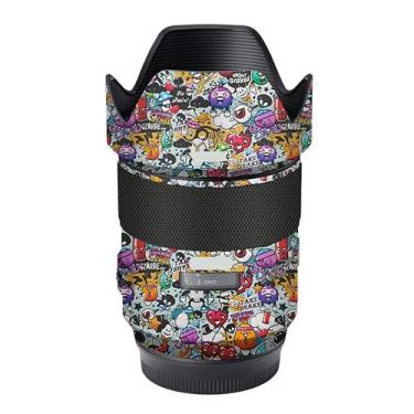 Imagem de Adesivo de lente de câmera antiarranhões para Tamron SP 45 mm F1.8 adequado para Canon EF Mount Coat Wrap Película protetora de corpo protetor capa de pele 45 1.8 (Graffiti White)