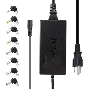 Imagem de HZHFCB Fonte de alimentação 12V-19V/4,5A, MAX 20V-24V/4A, modo de comutação DC ajustável de 12V a 24V adaptador universal variável AC 100V-240V conversor com 8 pontas.