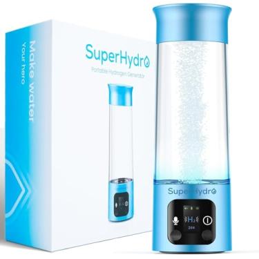 Imagem de Superhydro Garrafa de água de hidrogênio 300 ml lan blue.
