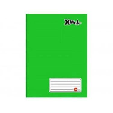 Imagem de Pacote com 05 Caderno Brochura 1/4 Pequeno Capa Dura Costurado 96 folhas - Verde - Máxima