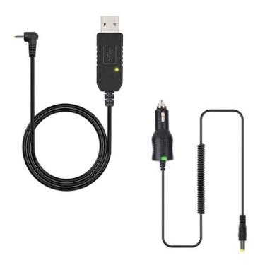 Imagem de Cabo carregador Baofeng 2,5 mm USB e carro para bateria AR-152