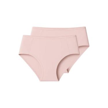 Imagem de Kit com 2 Calcinhas Alta Liz 50398, Rosa, G