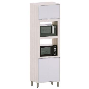 Imagem de Paneleiro Alto Torre Dupla 70 cm 4 Portas Atenas