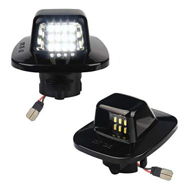 Imagem de MbuyDIY Conjunto de lâmpada de LED compatível com Chevy C1500 K1500 Silverado Sierra Pickup Tahoe Yukon Blazer S10 Sonoma S15 Preto 6000K Branco, Pacote com 2