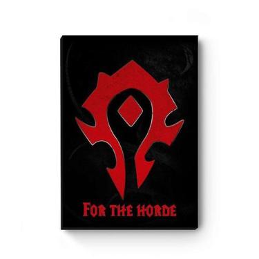 Imagem de Quadro decorativo MDF world of warcraft horda - A3 (ATGV17354) - Geek 