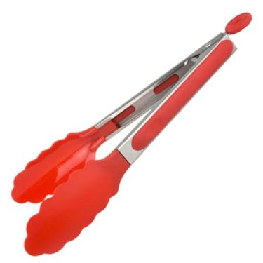 Imagem de Pegador de Churrasco Salada Carnes em Aço Inox e Nylon 21cm