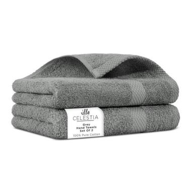 Imagem de Conjunto de toalhas de mão Villa Celestia 100% algodão (40 x 70 cm) ci