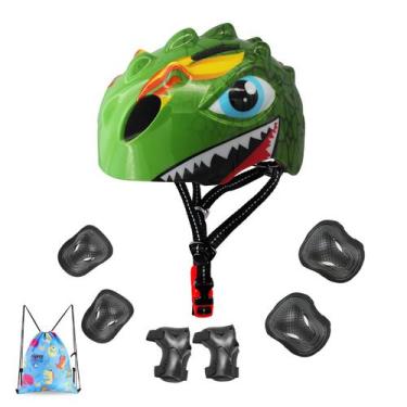 Imagem de Capacete Gingili Life Toddler Bike de 3 a 8 anos com equipamento de pr