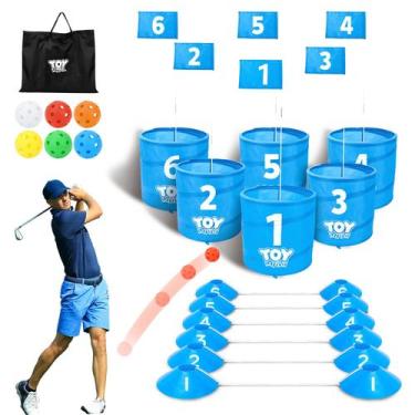 Imagem de Golf Bucket Game TOY Life Jogo de prática de golfe para todas as idade