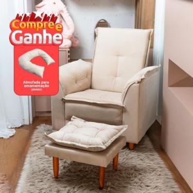 Imagem de Poltrona Amamentação e Puff Ariel Espuma D26  Região Sul e SP - NewBel