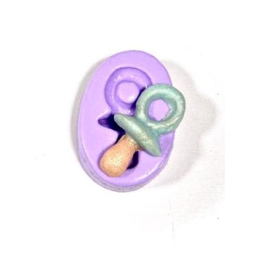 Imagem de Molde de silicone chupeta para confeitar f17 - confeitaria dos moldes