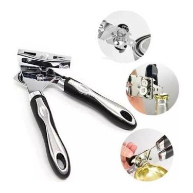 Imagem de Abridor De Lata E Garrafa Multifuncional Aço Inox Americano  - D'PRESE