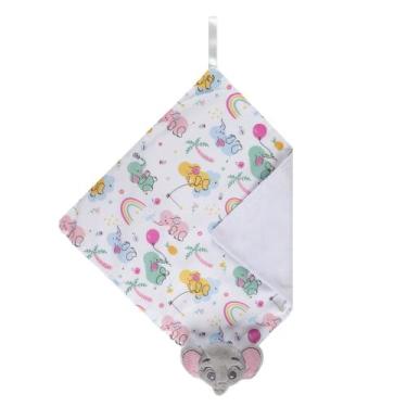 Imagem de Naninha De Bebê Com Prendedor De Chupeta Bichinho De Pelúcia - João e 