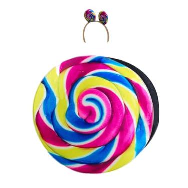 Imagem de Baoblaze Fantasia de pirulito adulto de Halloween, acessórios adoráveis, Candyland, se para dramatização