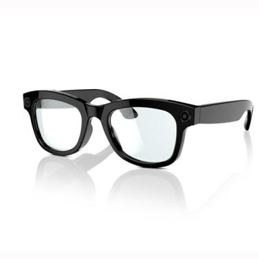 Imagem de Yihou Óculos inteligentes para homens, inteligentes, IA com 26 idiomas, fone de ouvido transparente com alto-falante, câmera grande-angular, controle de toque, chamadas de música sem fio, lente