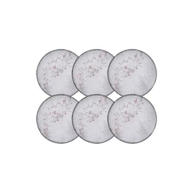 Imagem de Conjuntos De LouçA Compostos Por Pratos Rasos, Pratos Fundos E Pratos De Sobremesa. DisponíVeis Em CombinaçõEs Variadas De Tamanhos Grande, MéDio E Pequeno.(Kit 6 Pratos Rasos 25 cm)