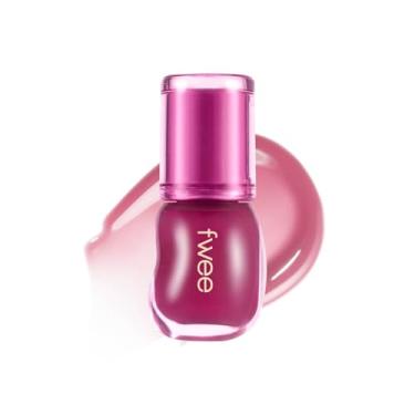 Imagem de fwee Brilho volumoso 3D 30% (transparente) | Groselha 30% l, alto brilho, brilho labial não pegajoso para maquiagem | Fórmula de gel hidratante de longa duração | 30%, 70% opções de pigmentos | Meias