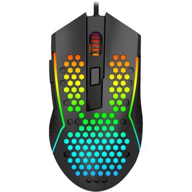 Imagem de Mouse Gamer Redragon Reaping Rgb Usb 2.0 - Preto