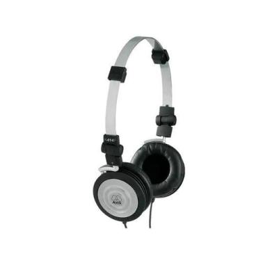 Imagem de Fone de ouvido profissional akg k414 p, Preto e Prata