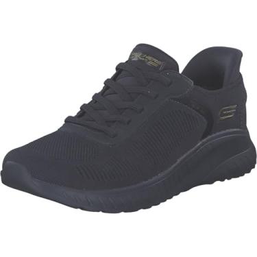 Imagem de Skechers Tênis feminino Hands Free Slip-ins: Bobs Sport Squad Chaos-Current Muse, Azul-marinho escuro, 36