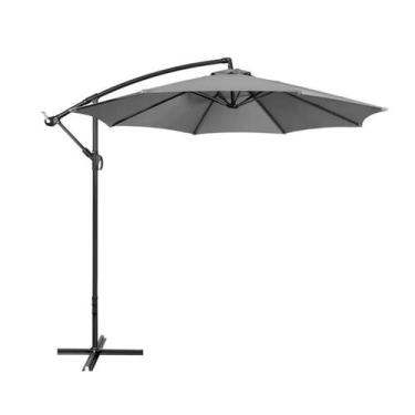 Imagem de Ombrelone Guarda Sol Central Sol Praia Jardim 3m - Bogu Store, Cinza