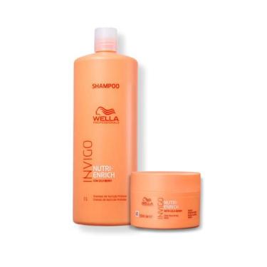 Imagem de Kit Wella - Shampoo 1L e Máscara 150g Enrich - Wella Professionals