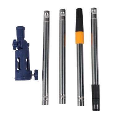Imagem de Extensor de Pincel para Pincéis e Postes de Extensão, Extensor de Pincel de Aço Inoxidável, Plástico, Extensão Giratória de Pincel de Rolo de Pintura de 180 Graus