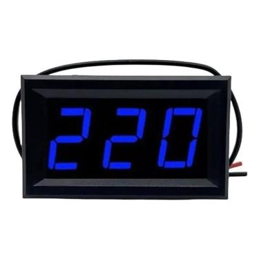 Imagem de Voltimetro Digital Medidor Tensão Led Ac Ca 110V 220V 380V