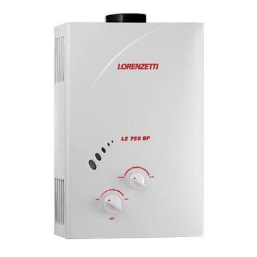 Imagem de Aquecedor De água A Gás Lorenzetti Lz 750bp Glp - Baixa Pressão E Economia De Gás