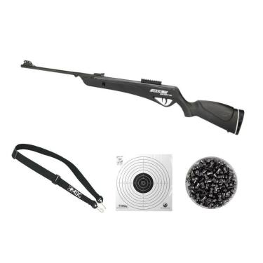 Imagem de Carabina Pressão Cbc Jade Pro Nitro Oxidada Preta 5,5 Kit3