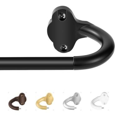 Imagem de Barra de cortina TVWOO Black Wrap Around 5/8 Small Blackout 28-60