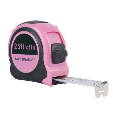 Imagem de Fita métrica Lichamp Pink 7,6 m x 2,5 cm com frações, 1 pacote