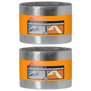 Imagem de Kit Fita Adesiva Multi Uso 10cm Largura Multiseal 20 Metros - SIKA