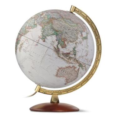 Imagem de Globo Terrestre Gold Executive National Geographic iluminado - 30cm - 