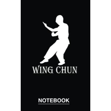 Imagem de WING CHUN Silhouette Notebook: LINED Notebook 120 pages 5x8 size