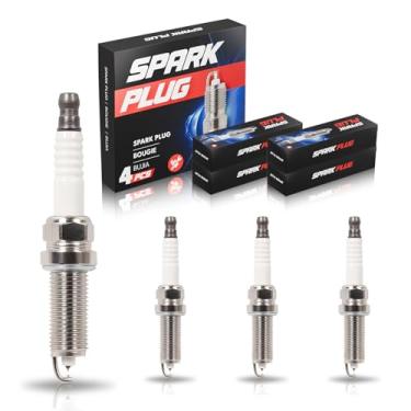 Imagem de ENA Vela de ignição Platinum para 5118 PLZKAR6A11 compatível com Nissan Frontier 2005-2017 2.5L Sentra 2007-2010 2.0L 2013-2017 1.8L Micra 2015-2017 1.6L Versa 2012-2017 Versa Mote 2014-2017 1,6L