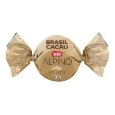Imagem de Kit 10 Trufas Chocolate Alpino Nestlé 30G Brasil Cacau