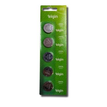 Imagem de Cartela De Bateria Cr2032 3V Elgin Com 5 Uni Cad